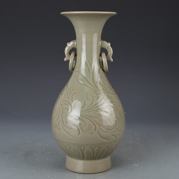 唐物 越窯青磁瓶 秘色磁 中国美術 古玩 SN10 唐物 越窯青磁瓶 秘色磁 中国美術 古玩 SN10