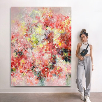 油彩画　【花】　抽象 61HkjVXeTdL._UF894,1000_QL80_.jpg