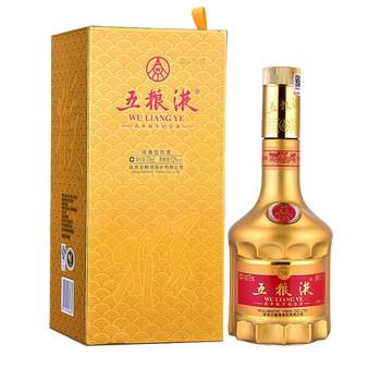 五粮液 52% 2016年製 五粮液52度五粮液(2016年产老酒)浓香型白酒500ml水晶盒单瓶装