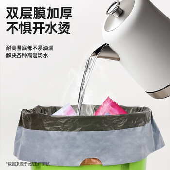 e洁抽绳垃圾袋灰色50*55cm6卷共300只双面3.6丝免撕加厚双层膜 e洁抽绳垃圾袋灰色50*55cm6卷共300只双面3.6丝免撕加厚双层膜