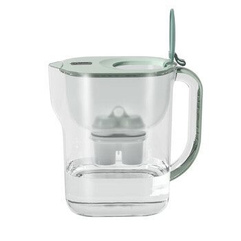 倍世滤水壶家用过滤净水器厨房客厅通用 益家系列 4.3L（沧浪青）一壶6芯 镁离子滤芯