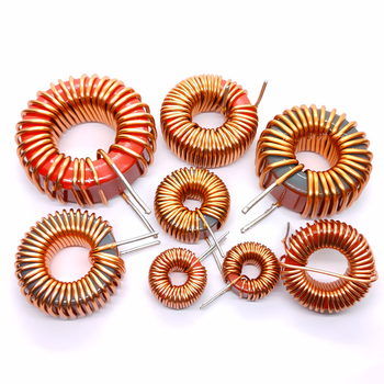 瀚时恒业 25mm 1.0线94-2 红磁环 红灰环电感数字功放专用 106-2-10UH-1.3线-立式（10只）