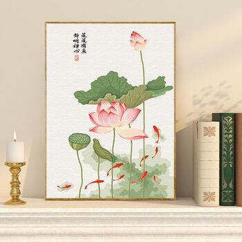 油彩画荷花品牌及商品- 京东