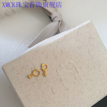 儿童女子金色耳环- 京东