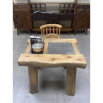 香樟木根雕茶台型号规格- 京东