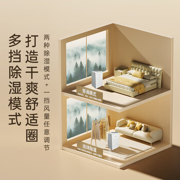 夏普（SHARP)日本家用除湿机抽湿机回南天除湿神器智能空气吸湿器室内干燥机卧室防潮干衣除潮机