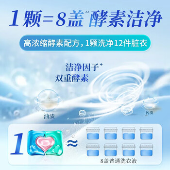 蔬果园 3D护色香氛洗衣凝珠 除菌除螨去污渍持久留香柔顺 10g*50颗*1盒 蔬果园 3D护色香氛洗衣凝珠 除菌除螨去污渍持久留香柔顺 10g*50颗*1盒