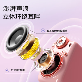 Divoom点音 小魔女蓝牙音箱插卡收音机带麦克风K歌音响家用KTV迷你无线话筒小型音响送女朋友孩童礼物 Divoom点音 小魔女蓝牙音箱插卡收音机带麦克风K歌音响家用KTV迷你无线话筒小型音响送女朋友孩童礼物