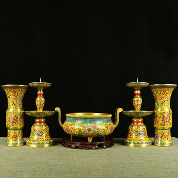 掐丝珐琅铜香炉价格报价行情- 京东