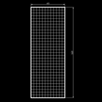铁艺网片网格网架货架地摊饰品展会展示架落地挂物架子挂钩收纳 白色