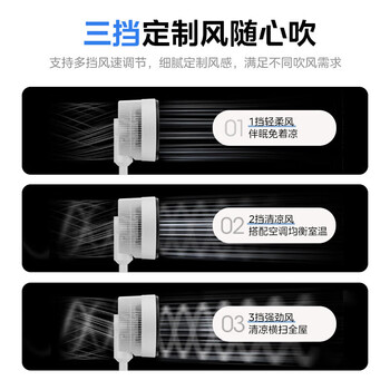 美的（Midea）FGA25SGJ空气循环扇家用 落地扇台式两用 大风量轻音节能电风扇 卧室办公室摇头风扇