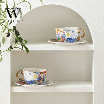 物取（WOOCH）浪漫时光咖啡杯碟礼盒装高颜值情侣对杯乔迁新婚礼物送新人套装