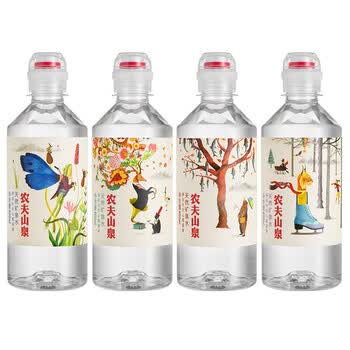 农夫山泉 长白山 天然矿泉水 学生饮用水 运动盖 400ml*24瓶