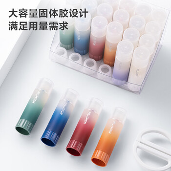 纽赛（NUSIGN）固体胶棒高粘度固体胶水无甲醛儿童胶棒高颜值ACR果冻胶棒高粘顺滑 21g颜色随机NS147