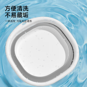 五月花折叠盆大号洗脸盆38CM家用出差宿舍便携式可折叠脸盆洗菜盆洗脚盆