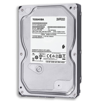 东芝（TOSHIBA）2TB 7200转 256MB SATA接口 机械硬盘 台式机硬盘 数据恢复服务(DT02ACA200)