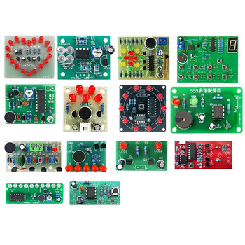 诺然 DIY制作套件新手实训入门焊接练习电路板教学组装焊接练习散件 新手焊接练习套件（共14套）单套件