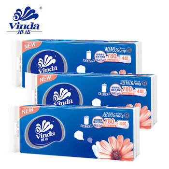 维达（Vinda）【食用油+卷纸】稻米油400ml*2瓶+V4143卷纸10卷*2提端午节日福利