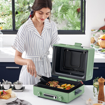 摩飞电器（Morphyrichards）小魔箱电烤箱 家用小型烘焙煎烤一体多功能台式烧烤机 MR8800