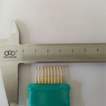 凯元达  探针 测试针 烧录下载编程 弹簧针针排线 2.54单排6P圆头D