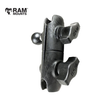ram美国一拖二连杆拓展球手机支架gopro运动相机多用拓连杆拓展球双