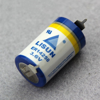 凯元达ER14250PLC电池3.6V仪表电池1/2AA台达PLC电池er14250h带插头（5个）
