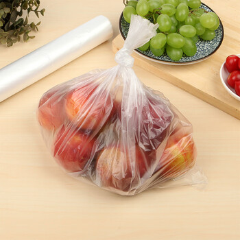 妙洁点断式保鲜袋 加厚实塑料食品袋子 特大号100只*5卷共500只