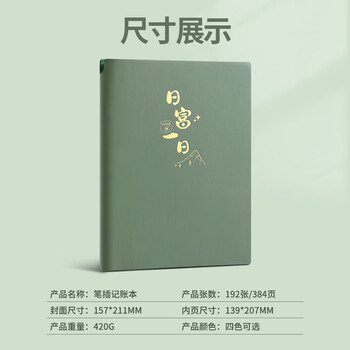 嘉然恒现金日记账本A5个人明细账家庭每日流水手账册384页加厚商用收支明细记录理财人情往来登记簿 粉色