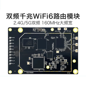 凯元达 全千兆WiFi6路由模块嵌入式WiFi6网关模组HLK-RM65 RM65测试套件A