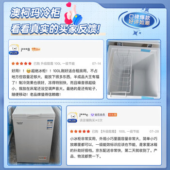 澳柯玛(AUCMA)100升家用减霜小冰柜母乳小型冷柜冷藏柜冷冻柜卧式顶开门冰箱一级能效 BC/BD-100H 澳柯玛(AUCMA)100升家用减霜小冰柜母乳小型冷柜冷藏柜冷冻柜卧式顶开门冰箱一级能效 BC/BD-100H