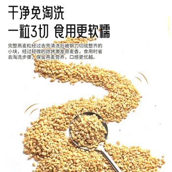 初谷钢切燕麦600g免淘洗原味营养裸粒代餐全谷物高纤燕麦袋装早餐 初谷钢切燕麦600g免淘洗原味营养裸粒代餐全谷物高纤燕麦袋装早餐