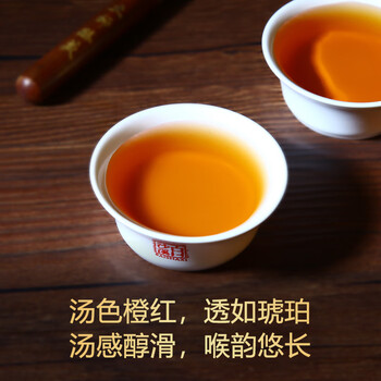 白沙溪茶叶安化黑茶金花茯茶砖茶7年陈大师馆藏茶叶礼盒装1kg送礼袋