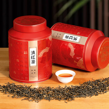 华源滇红茶云南凤庆高山古树浓香型新茶自己喝茶叶礼盒装送礼长辈500g