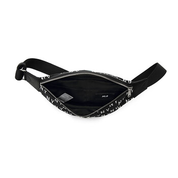 MLB包包男女老花斜挎包胸包运动腰包腋下包旅行包3AHSM014N-50BKS-F