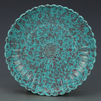 中国古美術・爐鈞釉水盂•文房具【大清乾隆年製】在銘•文房具•清時代/F--4 大清乾隆爐鈞釉葫蘆瓶古董古玩收藏真品中國風花瓶老物件瓷器擺件