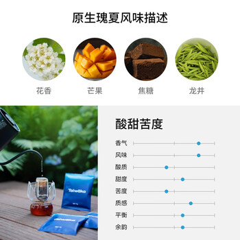 YIRGO*taiwaka太哇卡瑰夏挂耳咖啡美式SOE新鲜现磨咖啡粉瑰夏10包*110g