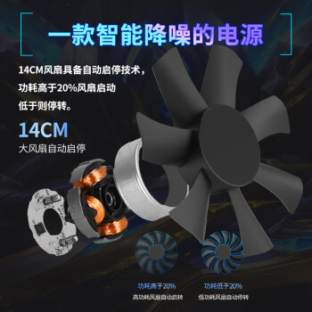 长城（Great Wall）额定1200W F12白金牌全模组（ATX3.1标准/原生PCIe5.1/自动启停/全电压/闪电加速）