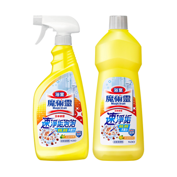 花王（KAO）水垢清洁剂套装1000ml 浴室清洗剂擦玻璃瓷砖去水渍除垢泡沫喷雾