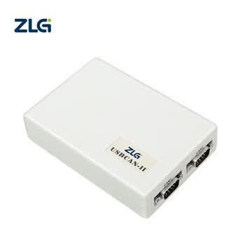ZLG致远电子  USB转2路CAN盒 DB9接口新能源汽车CAN总线分析报文采集 智能USBCAN接口卡 USBCAN-II