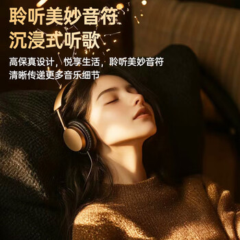 毕亚兹 3.5mmAUX音频转换线一分二 转耳麦一转二话筒二合一手机电脑耳机麦克风连接线黑色 Y52
