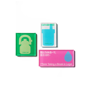 chakolab水杯周边贴趣味可爱磁吸贴家庭装饰贴