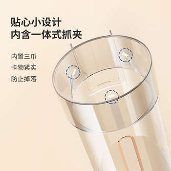 LYNN一次性纸杯架 饮水机自动取杯器纸杯塑料杯架免打孔纸杯架 轻奢蓝