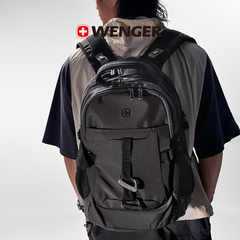 威戈15.6英寸笔记本电脑包运动双肩包背包书包大容量男女