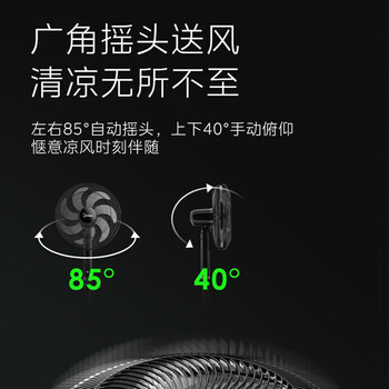 美的(Midea)电风扇 家用落地扇 立式遥控七叶节能定时预约摇头强风升降电风扇 FSA40STH 美的(Midea)电风扇 家用落地扇 立式遥控七叶节能定时预约摇头强风升降电风扇 FSA40STH