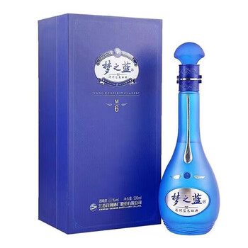 洋河蓝色经典梦之蓝M6+ 40.8度550mL*2瓶绵