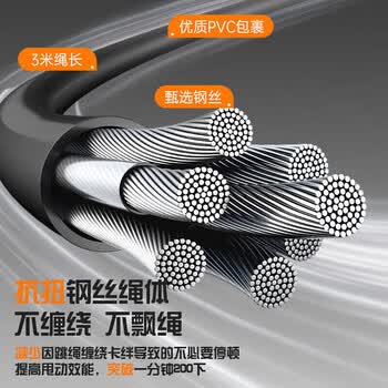 李宁专业钢丝竞速跳绳成人男士专用竞技比赛可三摇双摇铝合金跳绳