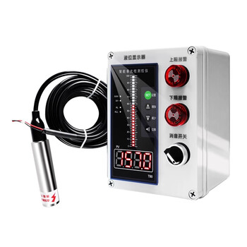 珀帝电子液位传感器电子水箱水池水位控制仪智能液位显示器 WET-136CT塑料ABS箱+5米量程探头 珀帝电子液位传感器电子水箱水池水位控制仪智能液位显示器 WET-136CT塑料ABS箱+5米量程探头