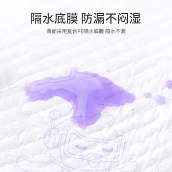 德佑（金装）新生儿隔尿垫一次性护理垫宝宝用品纸尿垫 S 80片 2包
