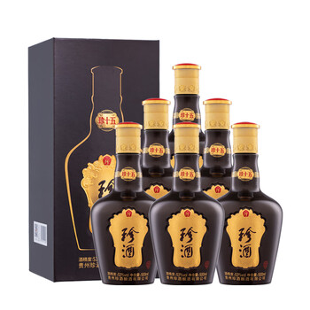 珍酒15年 500ml 53% 貴州茅台酒 五粮液 白酒 珍酒15年 500ml 53% 貴州茅台酒 五粮液 白酒 贵州珍酒珍十五高度