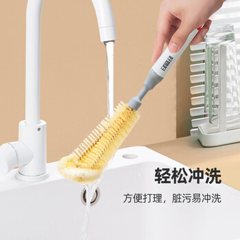 好媳妇清洁刷具 长柄杯刷 家用洗杯子神器刷水杯无死角去茶渍刷子
